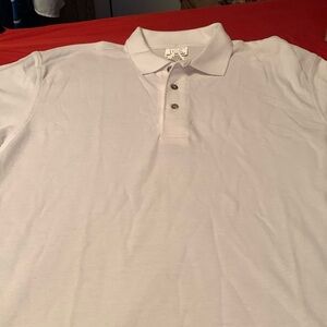 Men’s white polo shirt